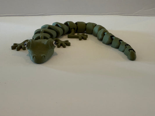 3D printed lizard