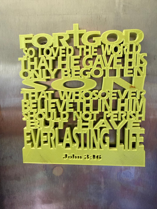 3D Printed sign