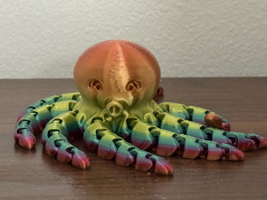 3D Printed Octopus Fidget Toy